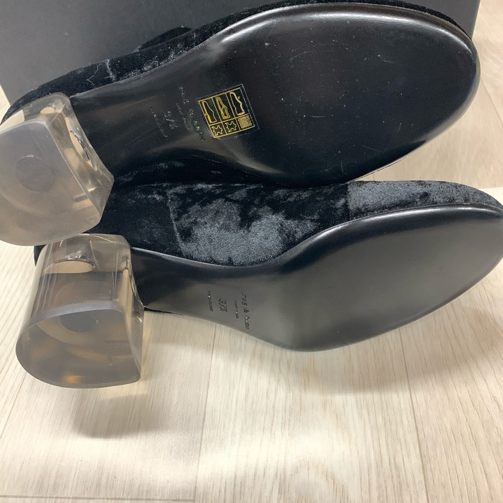 (AN-91) RAG & BONE DREA BLACK VELVET BOOTIES - Picture 6 of 6